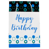 Kleuren en tekst personaliseren medium cadeauzakje (Voorkant)