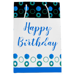 Kleuren en tekst personaliseren medium cadeauzakje