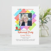 Kleuren Foto Lijst Uitnodiging (Staand voorkant)