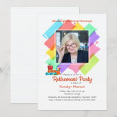 Kleuren Foto Lijst Uitnodiging (Voorkant / Achterkant)