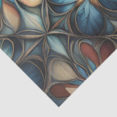 Kleuren gedempt Bloempatroon decoupage Tissuepapier (Detail)