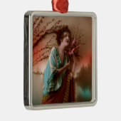  kleuren, getinte Briefkaart, schoonheid 1910/1920 Metalen Ornament (Rechts)