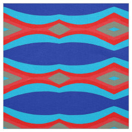 kleuren golven blauw rood grijs stof