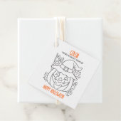 Kleuren Halloween Gift Labels (In situ)