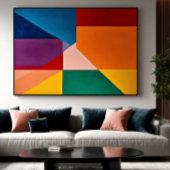 Kleuren in balans canvas afdruk