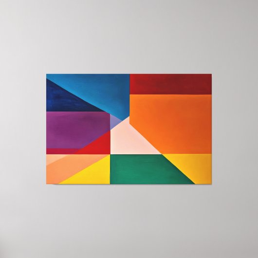 Kleuren in balans canvas afdruk (Voorkant)