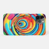 Kleuren in een psychedelische tunnel Case-Mate iPhone case (Achterkant (horizontaal))