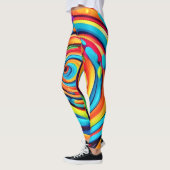 Kleuren in een psychedelische tunnel leggings (Links)