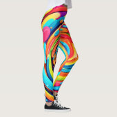 Kleuren in een psychedelische tunnel leggings (Rechts)