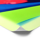 Kleuren in een psychedelische tunnel poster (Hoek)