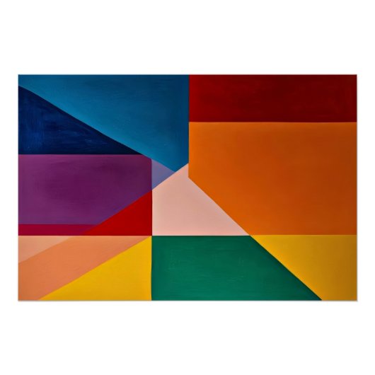 Kleuren in evenwicht  perfect poster (Voorkant)