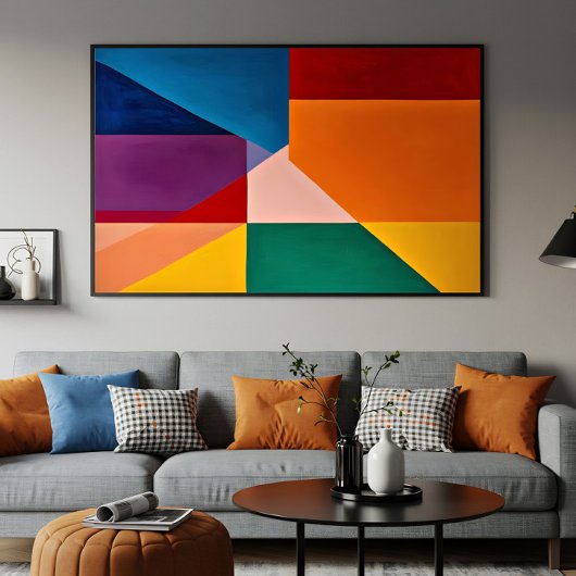 Kleuren in evenwicht poster