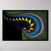 kleuren in golven poster (Voorkant)