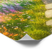 Kleuren in harmonie, prachtige tuin poster (Hoek)