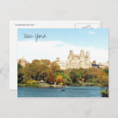 kleuren in het centrale park briefkaart (Voorkant / Achterkant)