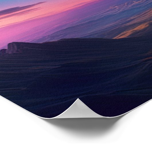 Kleuren in het hemeldoek poster (Hoek)