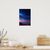 Kleuren in het hemeldoek poster (Keuken)