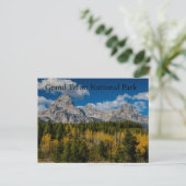 Kleuren in het natuurpark Grand Teton Briefkaart (Staand voorkant)