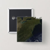 Kleuren in het noordoosten van de Verenigde Staten Vierkante Button 5,1 Cm (Voorkant /achterkant)