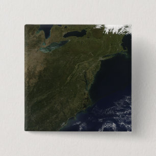 Kleuren in het noordoosten van de Verenigde Staten Vierkante Button 5,1 Cm