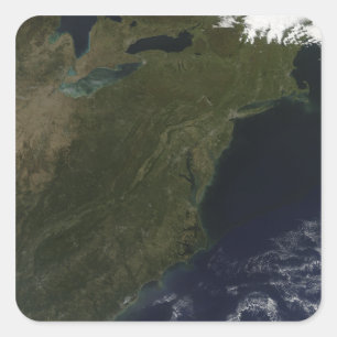 Kleuren in het noordoosten van de Verenigde Staten Vierkante Sticker