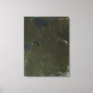 Kleuren in het noordwesten van Rusland Canvas Afdruk