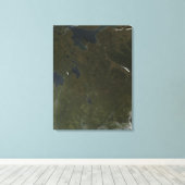 Kleuren in het noordwesten van Rusland Canvas Afdruk (Insitu (Houten vloer))