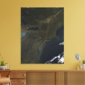 Kleuren in het oosten van de Verenigde Staten Canvas Afdruk (Insitu (Woonkamer))