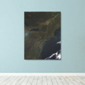 Kleuren in het oosten van de Verenigde Staten Canvas Afdruk (Insitu (Houten vloer))