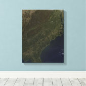 Kleuren in het zuidoosten van de Verenigde Staten Canvas Afdruk (Insitu (Houten vloer))