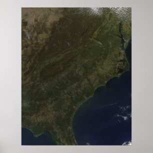 Kleuren in het zuidoosten van de Verenigde Staten Poster