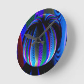 Kleuren in kristalbol ronde klok (Hoek)