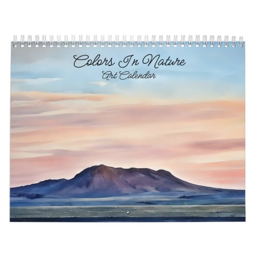 Kleuren in Natuur kunstkalender Kalender (Hoes)