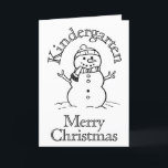 Kleuren in Snowman kleuterschool Kinder activiteit Feestdagen Kaart<br><div class="desc">Deze leuke zwart-witte kerstkaart heeft een schattige sneeuwpop aan de voorkant voor je jongens en meisjes om in te kleuren. Binnen een activiteit voor uw kleuterklas om te voltooien, hoeveel sneeuwpoppen kunnen ze tellen. Een beetje werk voor ouders en leraren, want ik heb ze niet voor je geteld! Op de...</div>