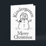Kleuren in Snowman kleuterschool Kinder activiteit Feestdagen Kaart<br><div class="desc">Deze leuke zwart-witte kerstkaart heeft een schattige sneeuwpop aan de voorkant voor je jongens en meisjes om in te kleuren. Binnen een activiteit voor uw kleuterklas om te voltooien, hoeveel sneeuwpoppen kunnen ze tellen. Een beetje werk voor ouders en leraren, want ik heb ze niet voor je geteld! Op de...</div>