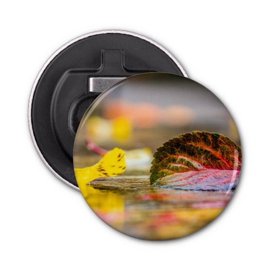 Kleuren invallen button flesopener (Voorkant)