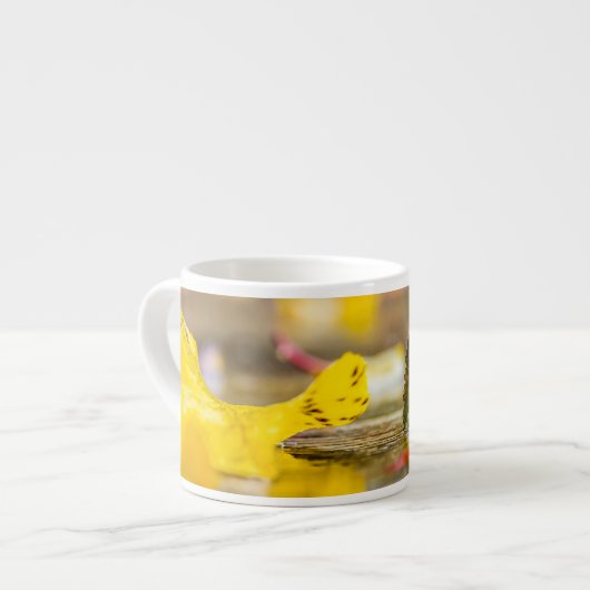 Kleuren invallen espresso kop (Links)