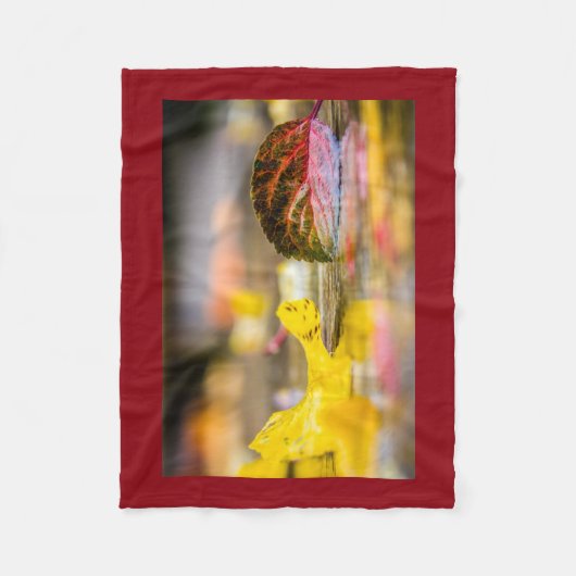 Kleuren invallen fleece deken (Voorkant)