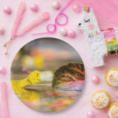 Kleuren invallen papieren bordje (Feest)