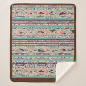 Kleuren invallen sherpa deken (Voorkant)