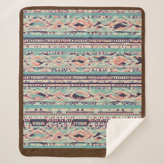 Kleuren invallen sherpa deken (Voorkant)