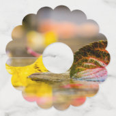 Kleuren invallen wijnglaslabel (Voorkant)