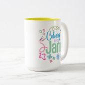 Kleuren is My Jam Coffee mok (Voorkant rechts)