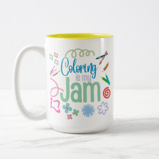 Kleuren is My Jam Coffee mok