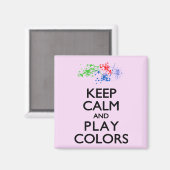 Kleuren kalm houden en afspelen magneet (Voorkant / Achterkant)