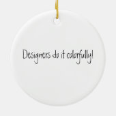 Kleuren Keramisch Ornament (Achterkant)