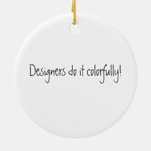Kleuren Keramisch Ornament (Achterkant)