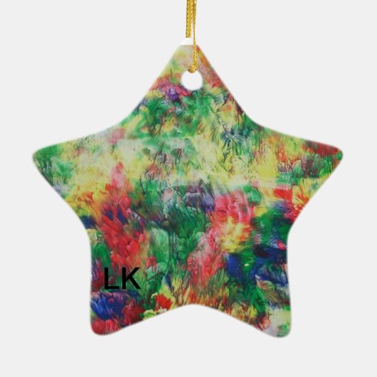 kleuren keramisch ornament (Achterkant)