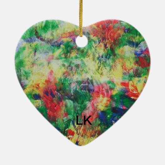 kleuren keramisch ornament (Achterkant)