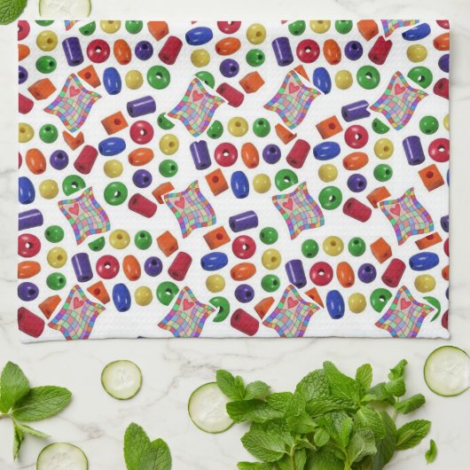 Kleuren Keuken Handdoek (Gevouwen)